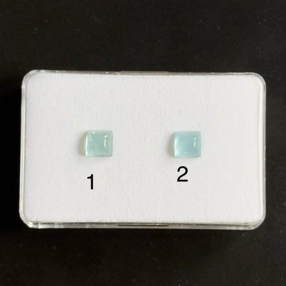 Blue Aquamarine Square Cabochon – view 1 of 3