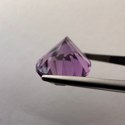 Purple Amethyst Oval Faceted Loose Stone, 11.85 ct, 18.4x13.5 mm – view 6 of 8