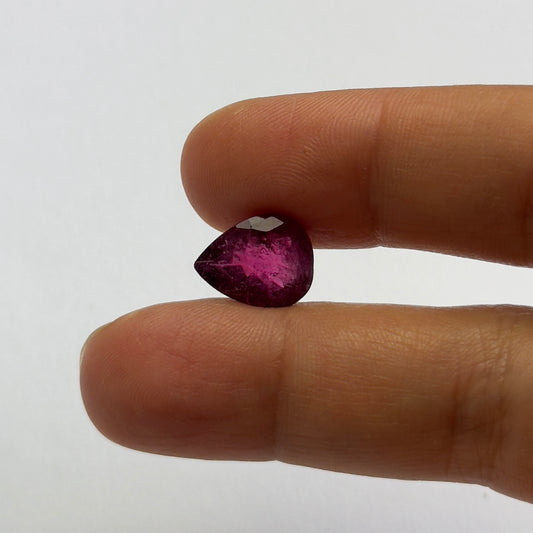 Rosa Turmalin, 11,9 x 9,5 x 5,3 mm, 3,59 ct
