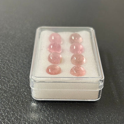 Pink Tourmaline Oval Cabochon, 3.36 ct, 10x8 mm – view 5 of 5