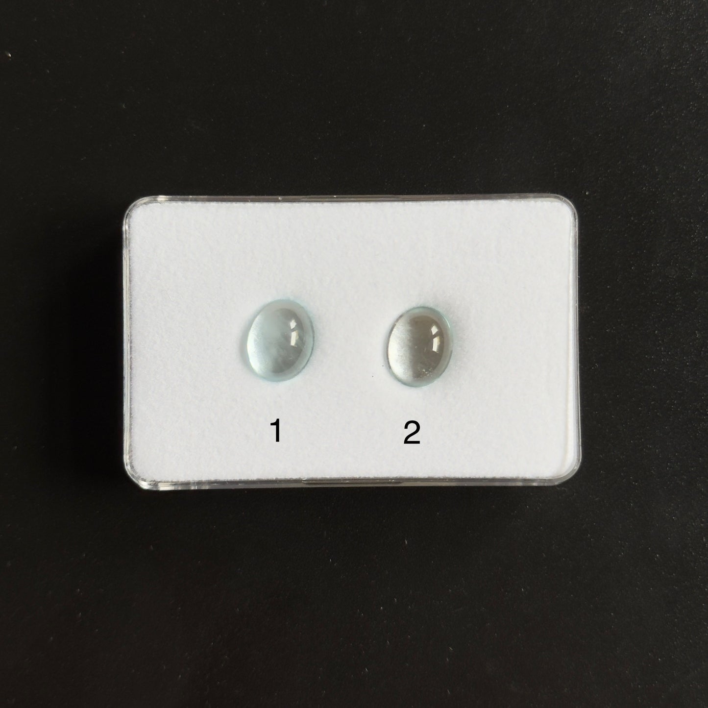 Essenz des Ozeanwassers! Aquamarin in hellblauem ovalem Cabochon