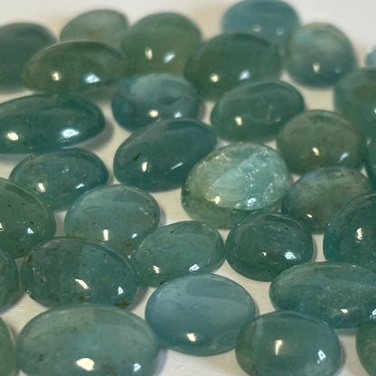 Blue Aquamarine Oval Loose Stone – view 6 of 7