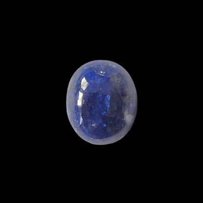 Blue Tanzanite Cabochon, 45.50 ct, 22.4x18.8 mm – view 1 of 4