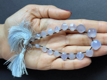 Blue Gemstone Square Faceted Beads, 7,08-12,38 mm, 19.5 cm – view 1 of 4