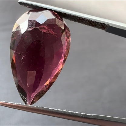 Purple Tourmaline Loose Stone, 6.22 ct, 17.8x10.4 mm – view 1 of 3