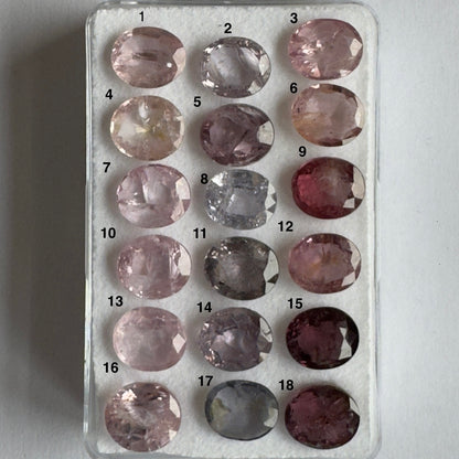 Multicolour Spinel Oval Faceted Loose Stone, 39.41 ct, 8.5-8.9 mm – view 1 of 3