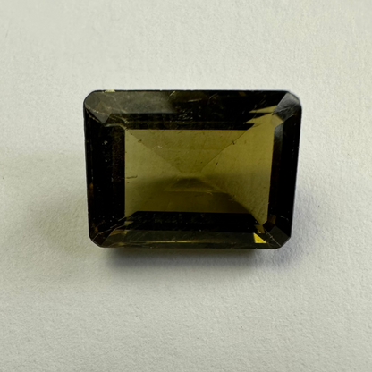 Green Tourmaline Rectangular Loose Stone, 9.54 ct, 14.8x10.8 mm – view 2 of 3