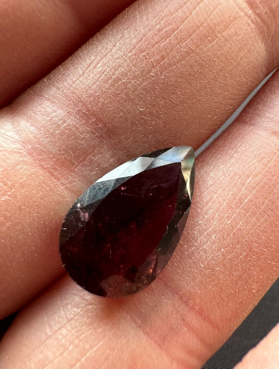 Eb001375 Tourmaline , 6.22 cts, 17.8x 10.4x5 mm, Tear