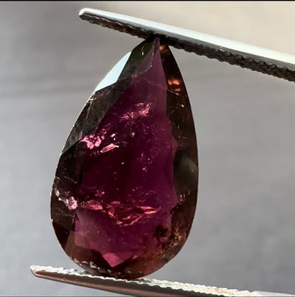 Purple Tourmaline Loose Stone, 6.22 ct, 17.8x10.4 mm – view 3 of 3