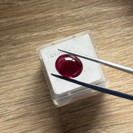 Pink Tourmaline Cabochon 12x10mm 6.45cts