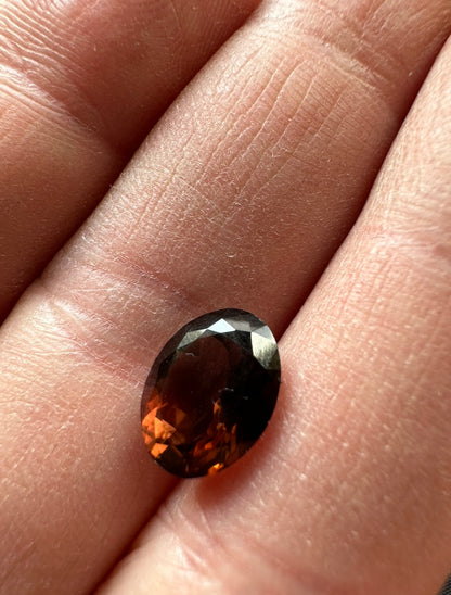 Orange Tourmaline Oval Loose Stone, 3.4 ct, 11x8.6 mm – view 1 of 3