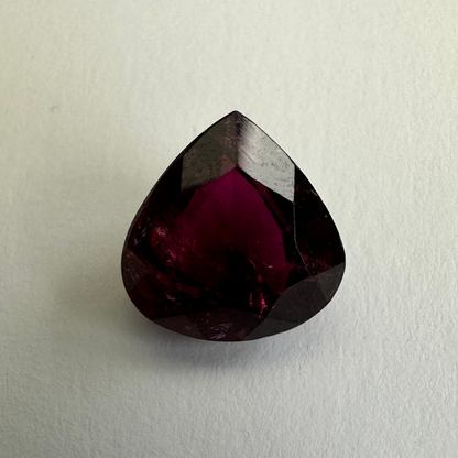 Red Tourmaline Loose Stone, 5.77 ct, 12.1x11.7 mm – view 3 of 3