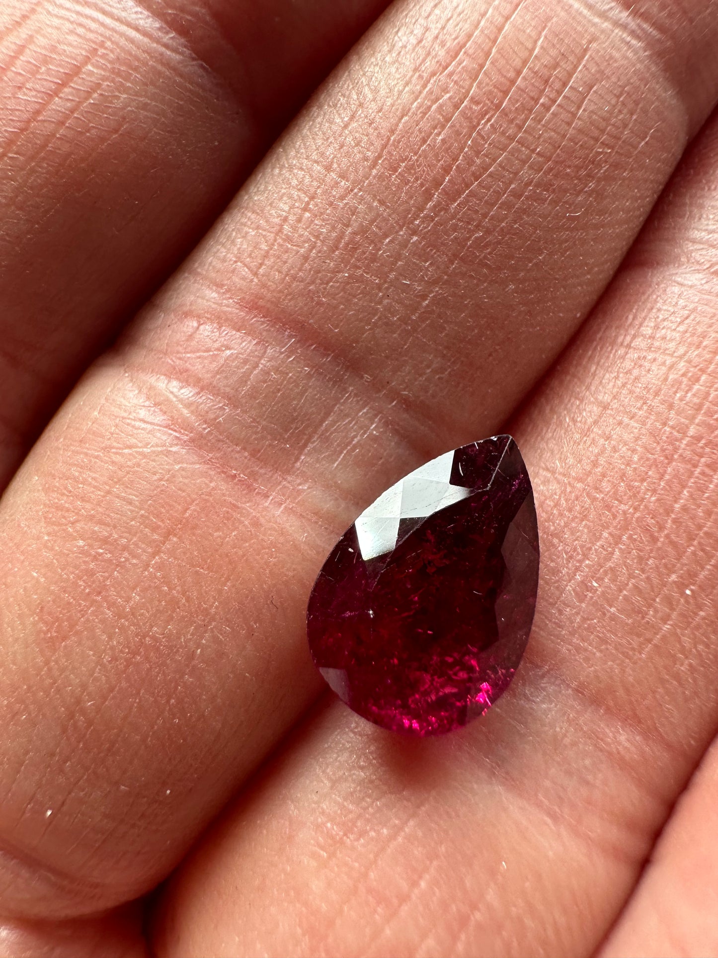 Eb001384, Tourmaline, 4.60 cts, 13.3x9 x 6.7 mm, Tear