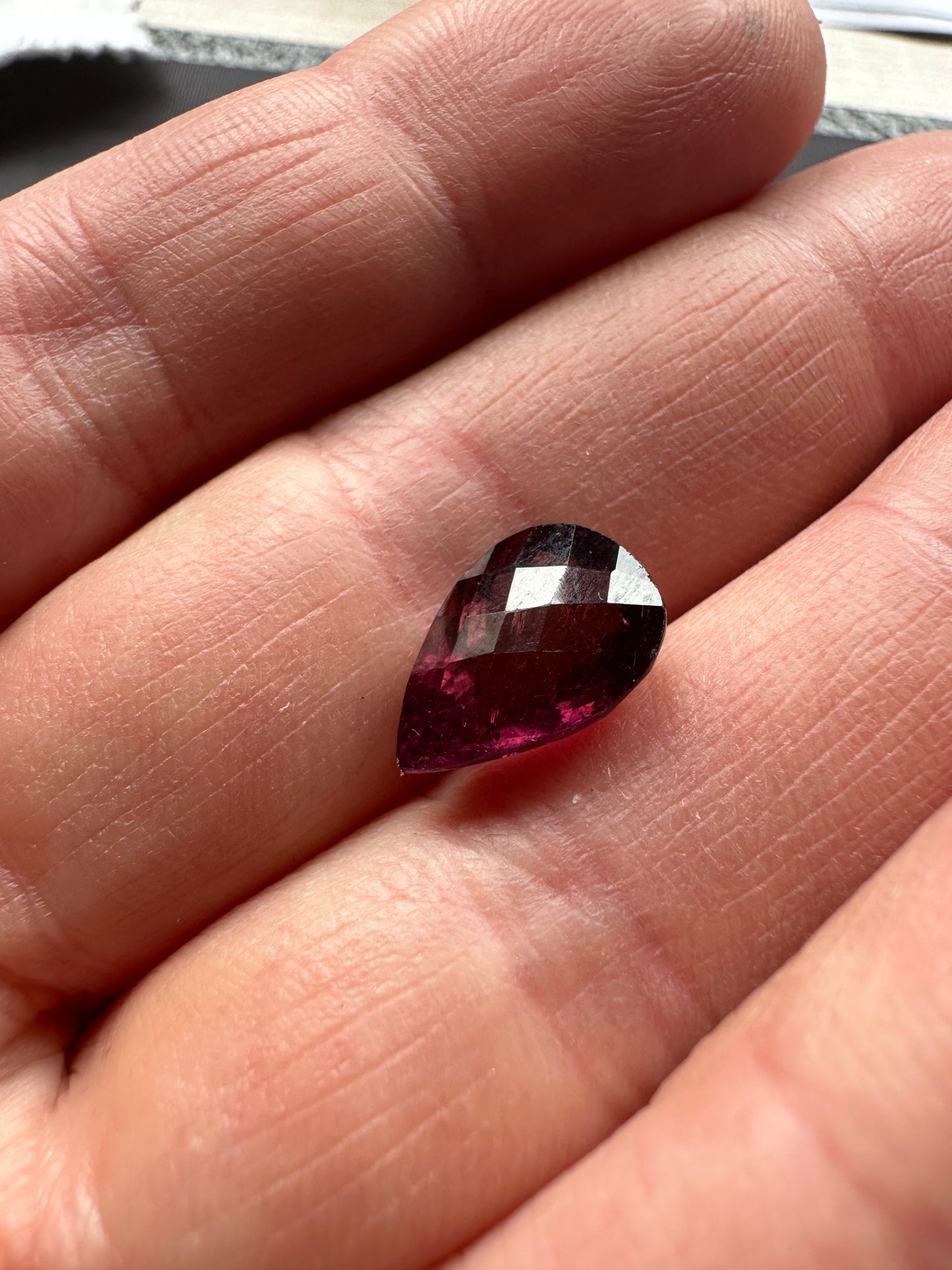 Eb001386, Tourmaline, 4.72 cts, 12.8x 9x 6.7 mm, Tear