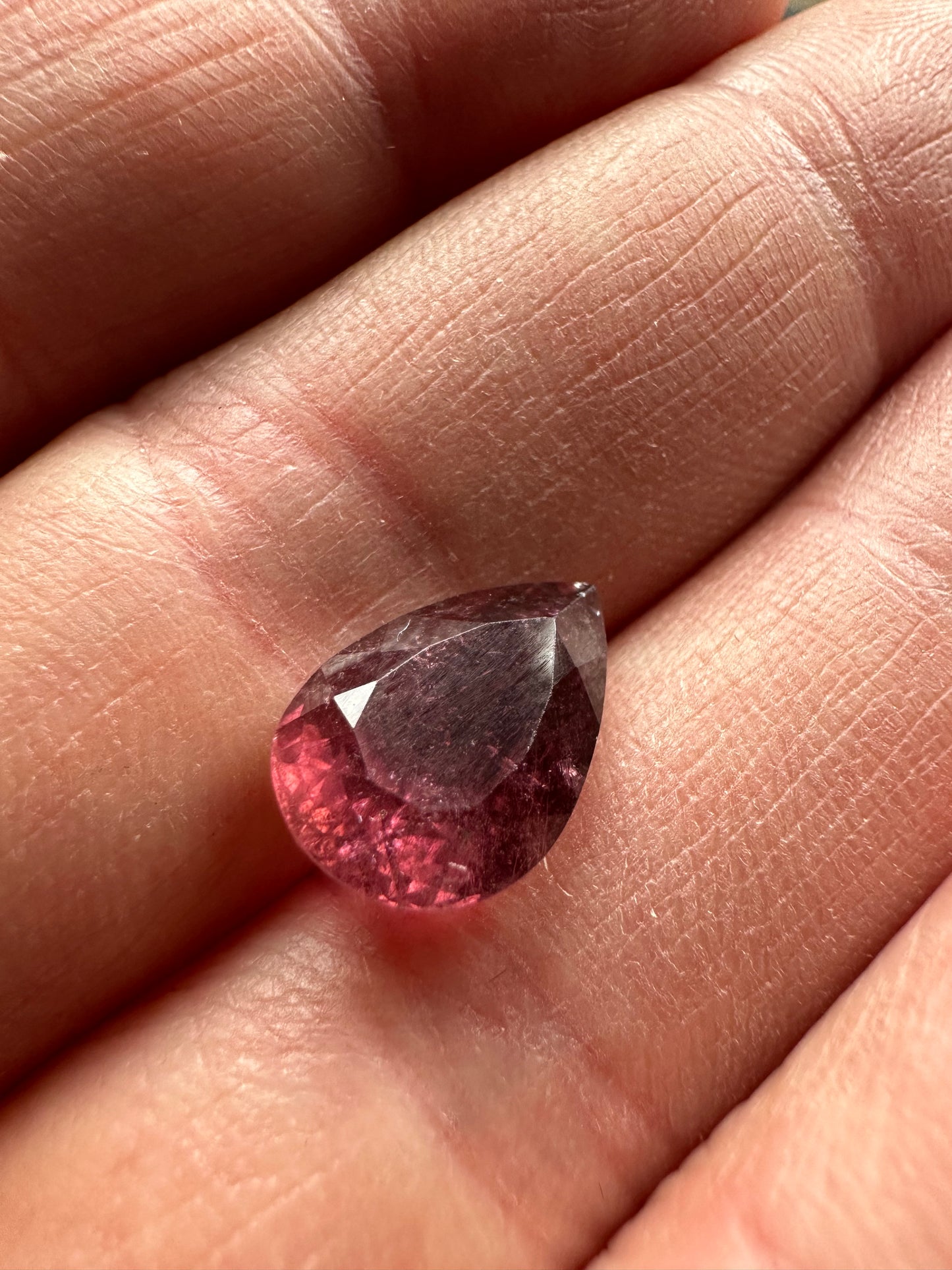Drop shaped  Tourmaline, 5.07 cts, 13.5x 9x 7.2 mm, Tear