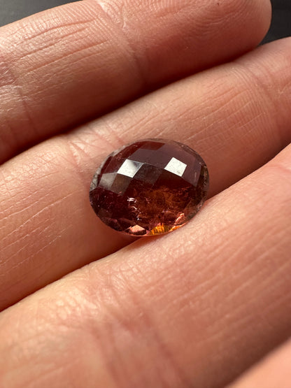 Purple Tourmaline Oval Loose Stone, 5.07 ct, 13.8x12 mm – view 3 of 3