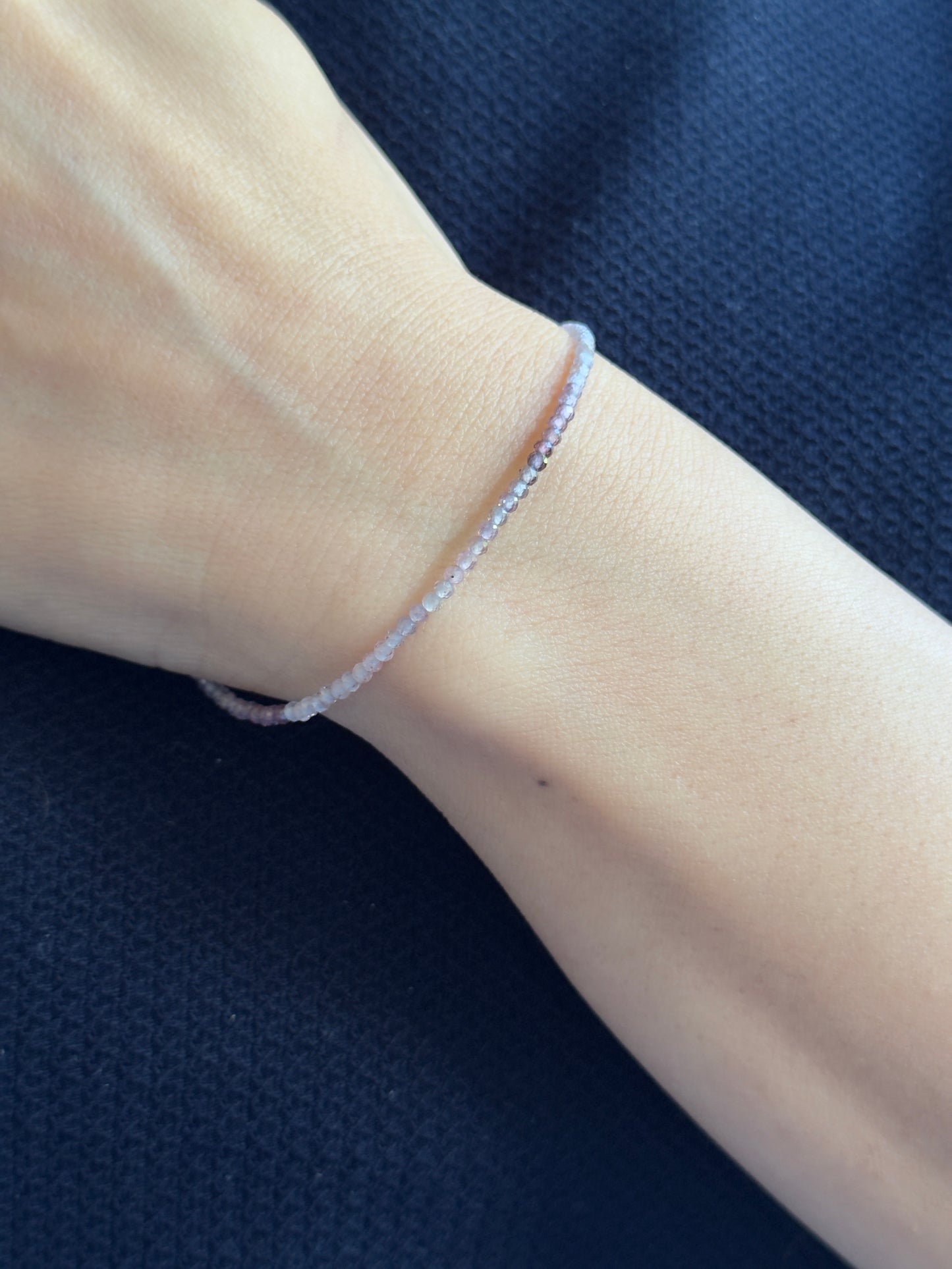 Refined Beauty ! Spinel Round fac. in delicate Rosa Tones