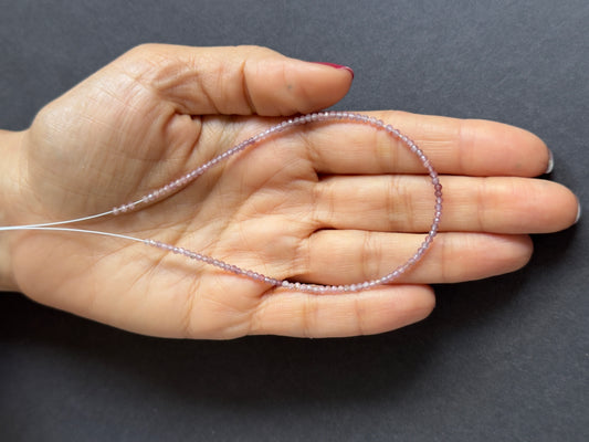 Spinel ! Each bead glimmers softly, bringing a graceful charm to your designs.