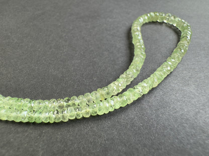 Green Peridot Rondelle Beads, 71.66 ct – view 1 of 2