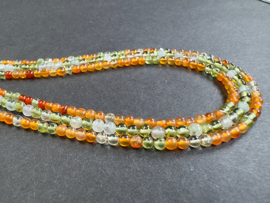 Bunte, runde, glatt polierte Multi Beads