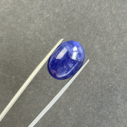 Blue Tanzanite Oval Loose Stone, 19.82 ct, 18.5x13.2 mm – view 3 of 4