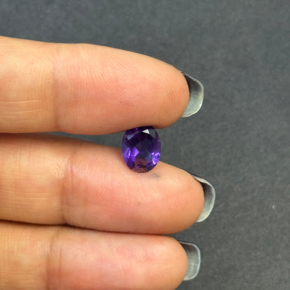 Purple Amethyst Oval Loose Stone, 1.39 ct, 8.9x6.9 mm – view 4 of 4