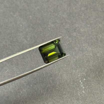 Green Tourmaline Loose Stone, 6.19 ct, 18.9x11.3 mm – view 1 of 5