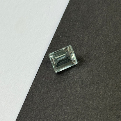 Sky Blue Aquamarine Emerald Cut, 5.02 ct, 11x9 mm – view 1 of 4