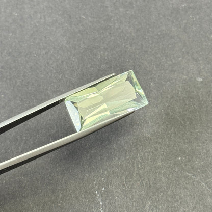 Green Amethyst Rectangular Loose Stone, 17.60 ct, 24.1x12.2 mm – view 1 of 6