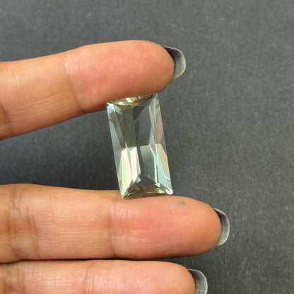 Green Amethyst Rectangular Loose Stone, 17.60 ct, 24.1x12.2 mm – view 3 of 6