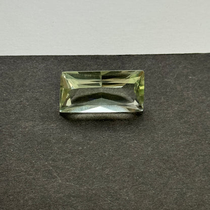Green Amethyst Rectangular Loose Stone, 17.60 ct, 24.1x12.2 mm – view 6 of 6
