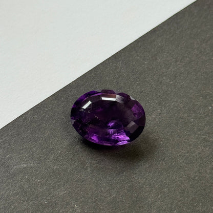 Purple Amethyst Oval Faceted Loose Stone, 17.19 ct, 20.0x15.1 mm – view 4 of 4