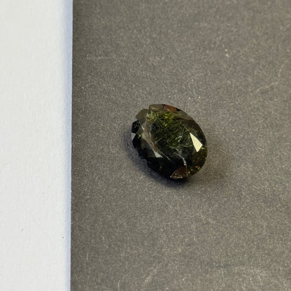 Green Tourmaline Oval Faceted Loose Stone, 8.03 ct, 15.8x12.0 mm – view 5 of 5