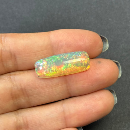 Yellow Opal Rectangular Cabochon, 9.15 ct, 24.1x9.4 mm – view 3 of 5