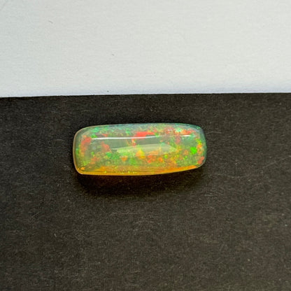 Yellow Opal Rectangular Cabochon, 9.15 ct, 24.1x9.4 mm – view 5 of 5
