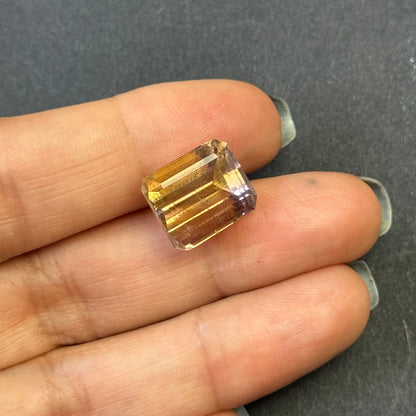 Purple Ametrine Loose Stone, 9.23 ct, 13.2x11.1 mm – view 4 of 5