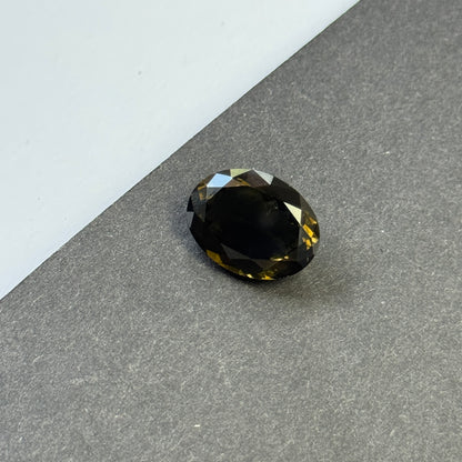 Green Tourmaline Oval Loose Stone, 8.72 ct, 12.0x6.1 mm – view 5 of 5