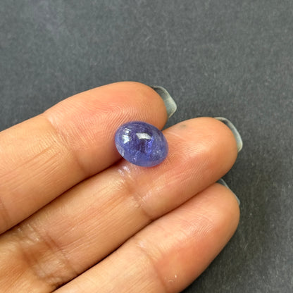 Blue Tanzanite Oval Cabochon, 4.43 ct, 11.1x8.7 mm – view 5 of 5