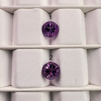 Purple Amethyst Round Loose Stone, 1.72 ct – view 1 of 12