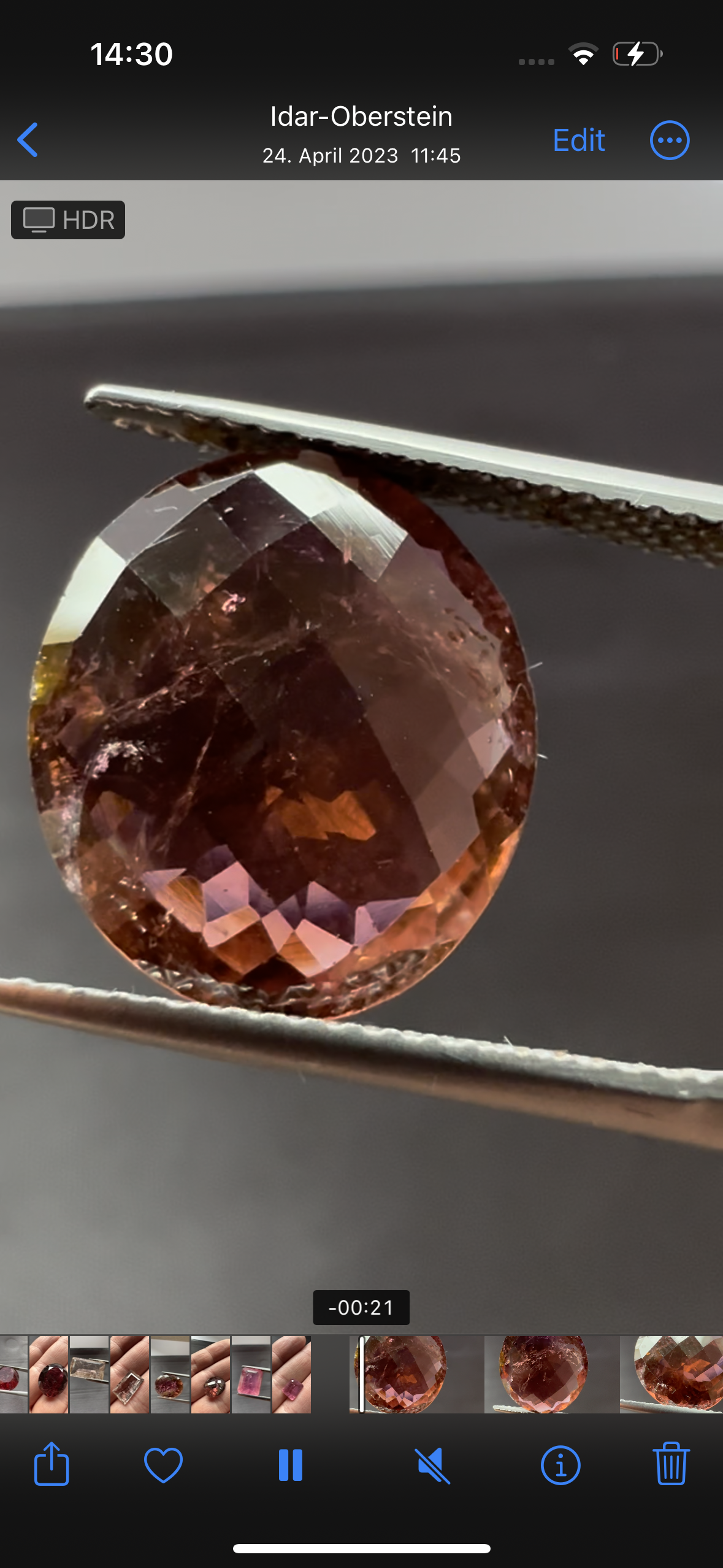 Eb001365, Tourmaline, 5.07 cts, 13.8x 12x5.1 mm, oval