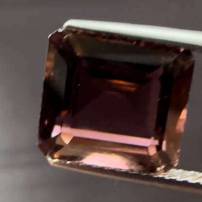 Purple Tourmaline Rectangular Loose Stone, 5.19 ct, 10.2x9.2 mm – view 2 of 3