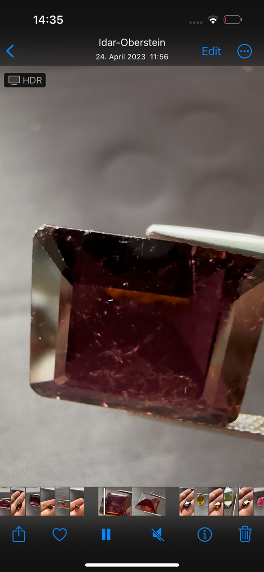 Eb001381, Tourmaline, 15.95 cts, 16.4x 14x 7.1 mm , Rectangle