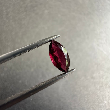 Red Tourmaline Marquise Loose Stone, 0.96 ct, 9.8x5 mm – view 2 of 3