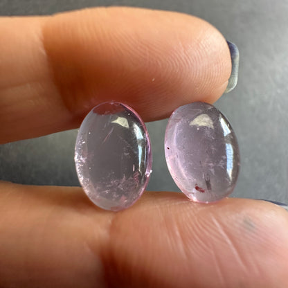 Tourmaline Oval Cabochon Pair, 4.17 ct, 14x10 mm – view 3 of 4