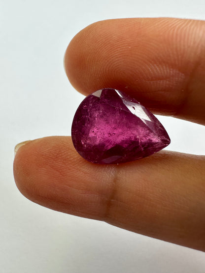 Pink Tourmaline Loose Stone, 12.08 ct, 16.4x12.4 mm – view 1 of 3