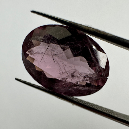 Purple Tourmaline Oval Loose Stone, 5.50 ct, 14.4x10.2 mm – view 2 of 3