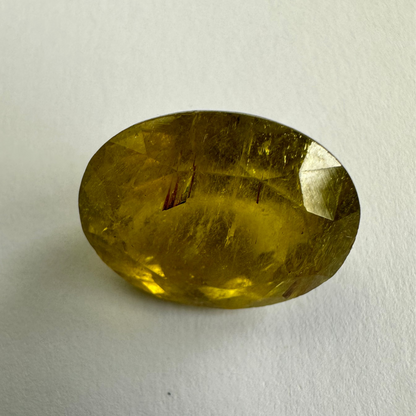 Green Tourmaline Oval Loose Stone, 19.30 ct, 19x14.3 mm – view 3 of 3