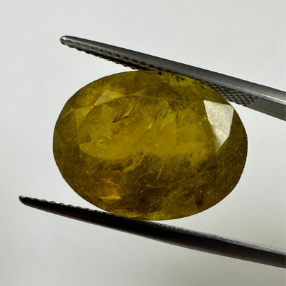 Green Tourmaline Oval Loose Stone, 19.30 ct, 19x14.3 mm – view 2 of 3
