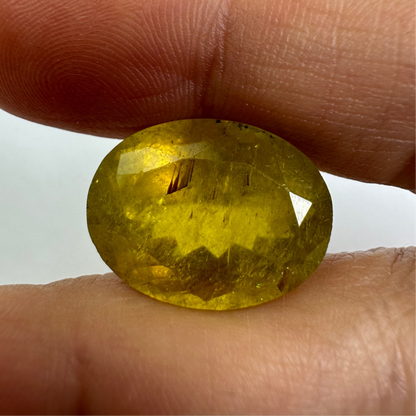 Green Tourmaline Oval Loose Stone, 19.30 ct, 19x14.3 mm – view 1 of 3