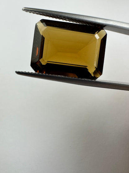 Yellow Tourmaline Rectangular Loose Stone, 11.74 ct, 18x13 mm – view 1 of 3